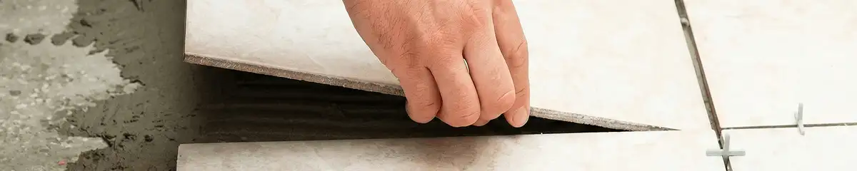 Professional installing ceramic tile floors in Knoxville, TN