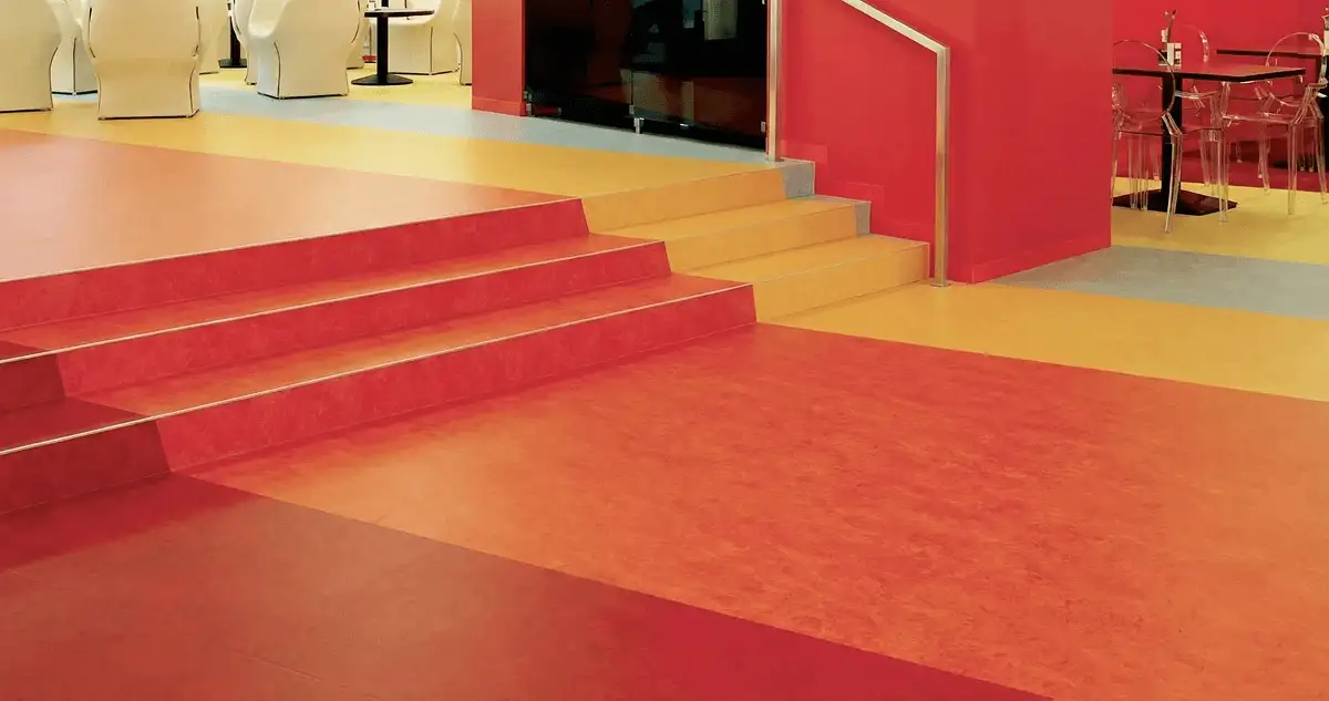 Snack bar with beautiful professionally installed linoleum flooring in Knoxville, TN