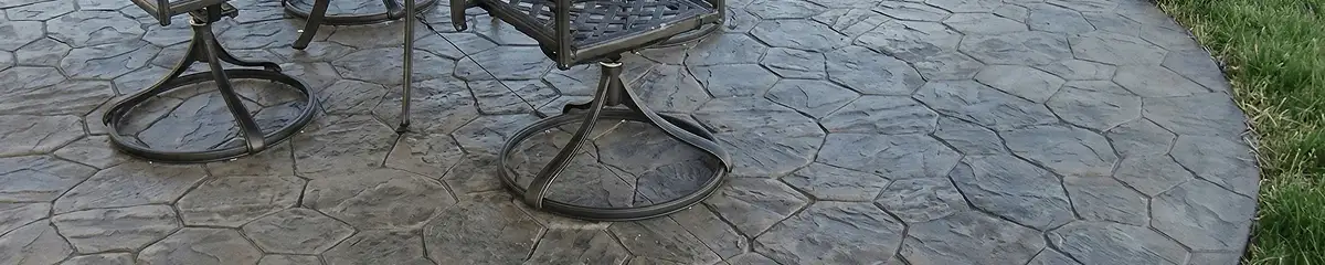 Garden relaxation area with professionally installed stone flooring in Knoxville TN